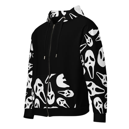 Ghostface Unisex zip hoodie