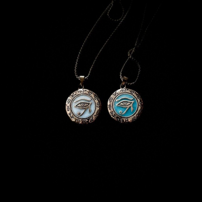 Glow in the Dark Ancient Egyptian Eye of Horus Necklace