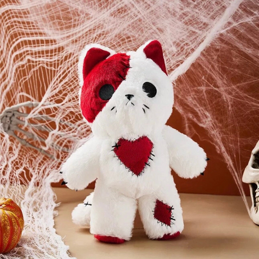 Valentine’s Day plushie Stuffed Heart Long Eared Rabbit Bunny Bear Doll Plush Animal Toys