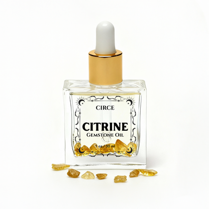 Crystal Body Oil Trio – Rose Quartz, Citrine & Obsidian Discovery Set