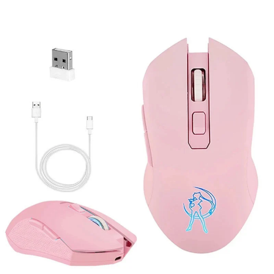 Sailor Moon RGB Wireless Gaming Mouse USB with Adjustable DPI