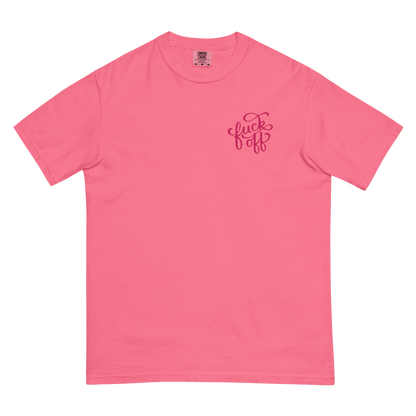 Fuck Off Embroidered Comfy Tee