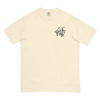Fuck Off Embroidered Comfy Tee