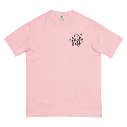 Fuck Off Embroidered Comfy Tee