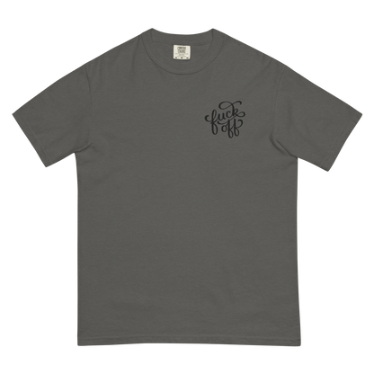 Fuck Off Embroidered Comfy Tee