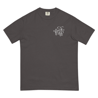 Fuck Off Embroidered Comfy Tee