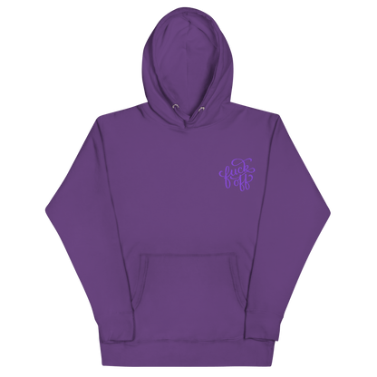 Fuck Off Embroidered Hoodie