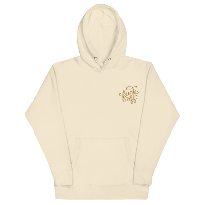 Fuck Off Embroidered Hoodie