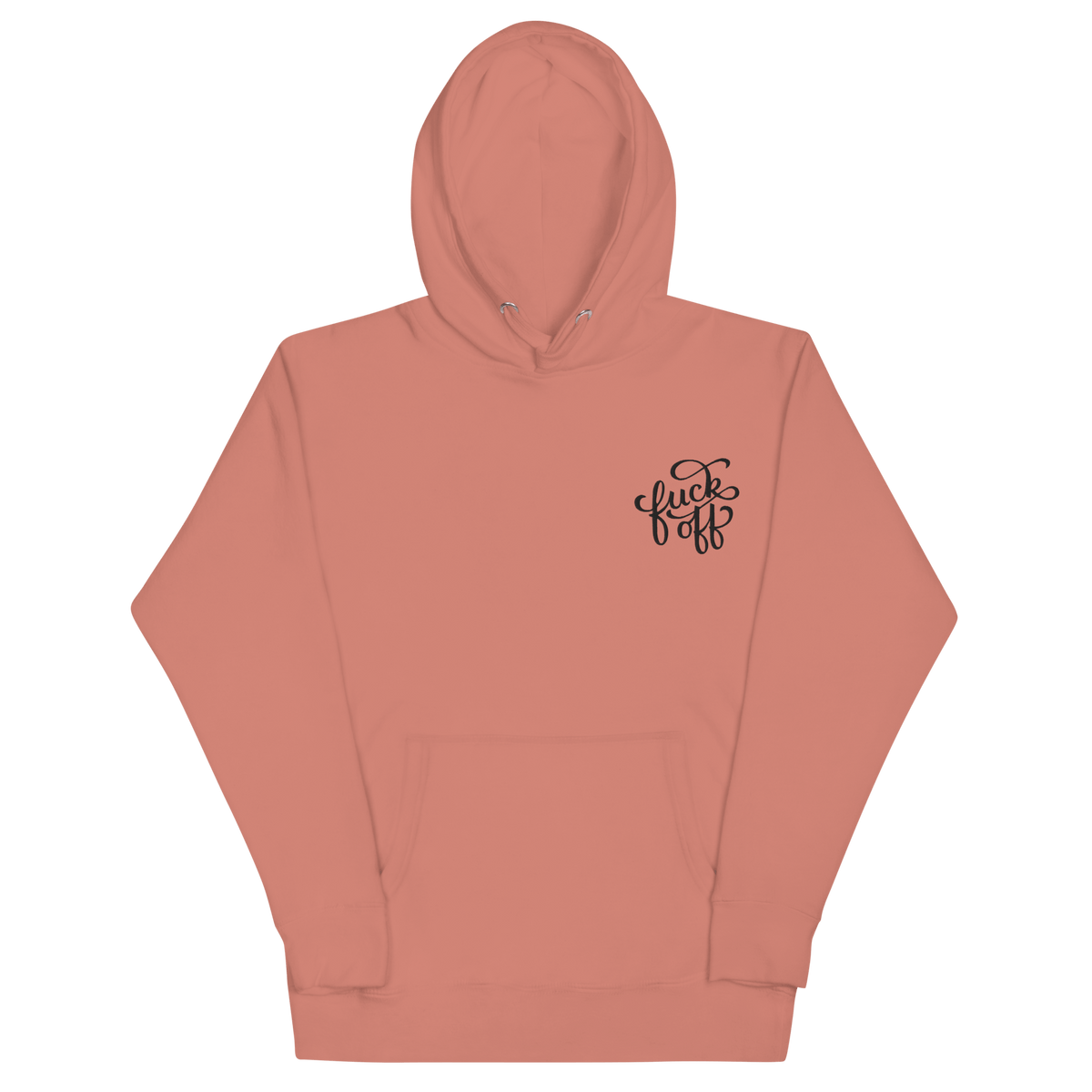 Fuck Off Embroidered Hoodie