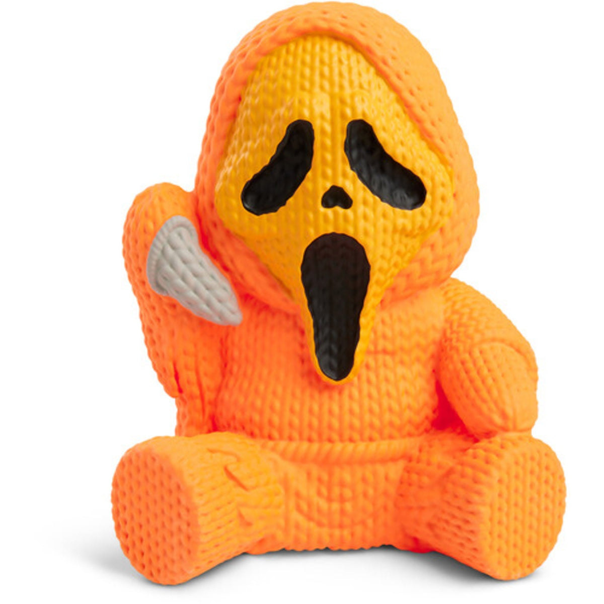 Handmade By Robots Ghost Face Pumpkin Orange Glow Limited Edition Figure