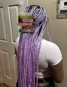 It’s Not Hoarding If It’s Books - Bookish Acrylic Hair Clips– Whimsical Hairclips for Book Lovers