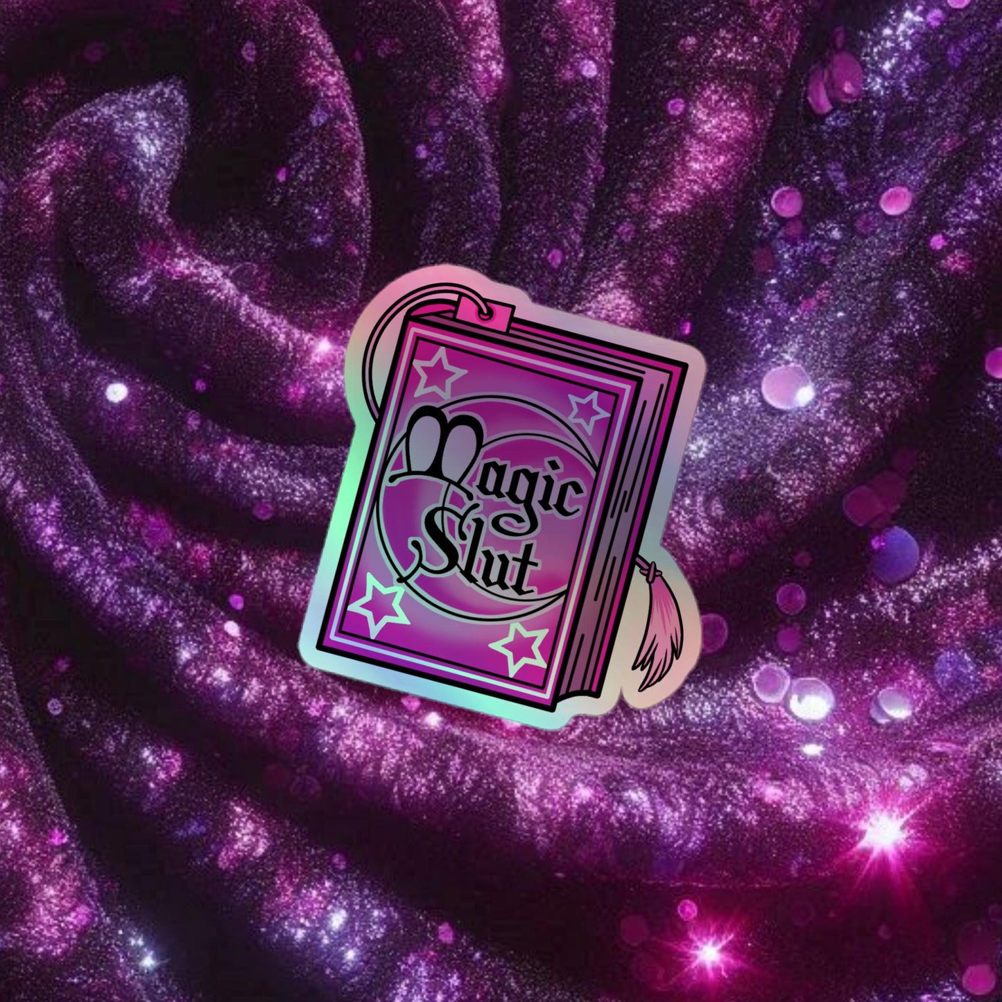 Magic Slut Book Holographic stickers