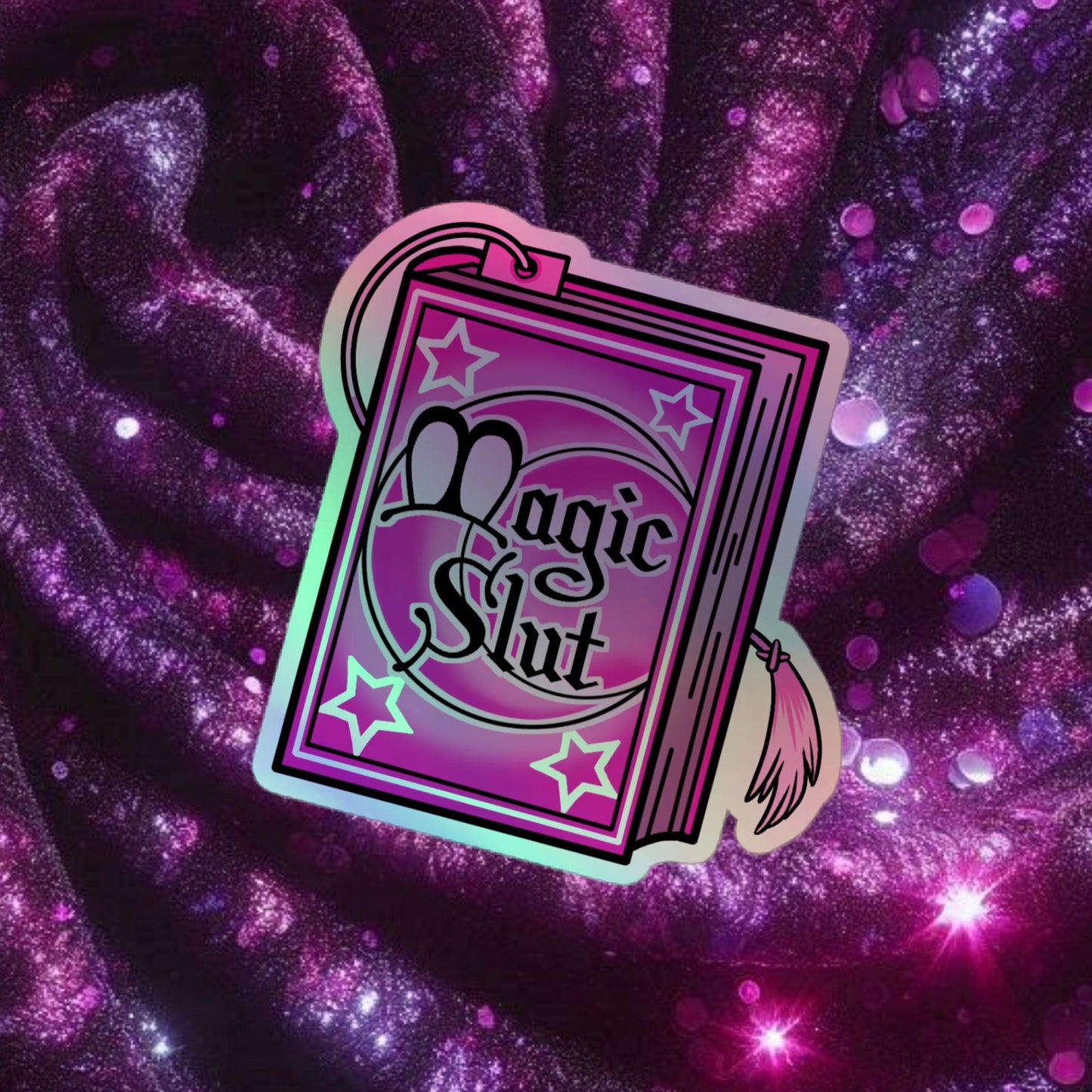 Magic Slut Book Holographic stickers