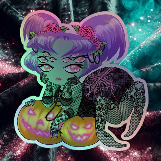 Lacey The Spider Holographic stickers