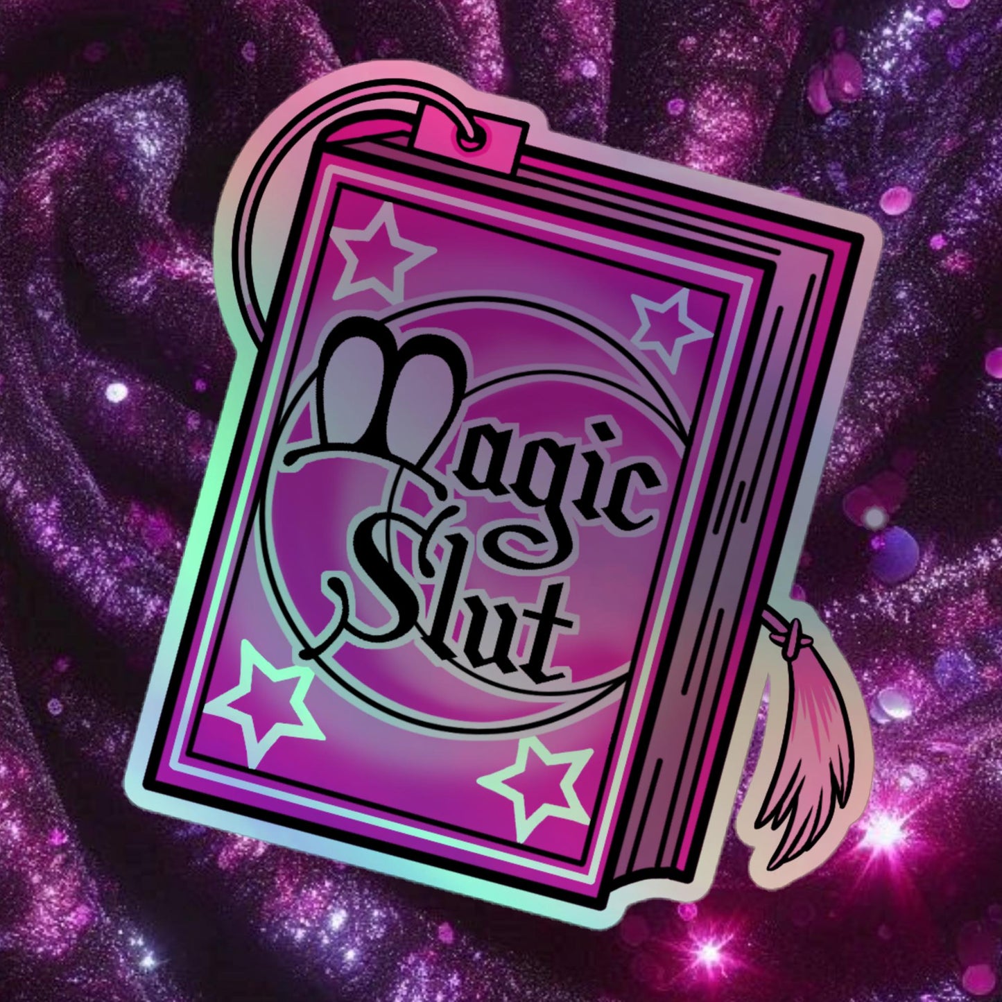 Magic Slut Book Holographic stickers