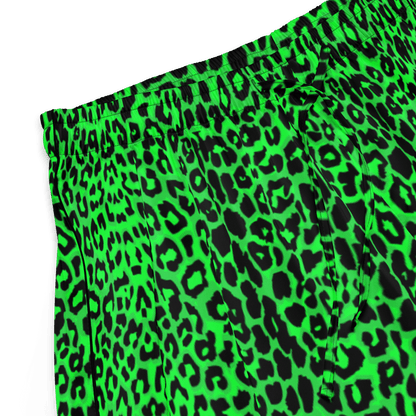 Lime Leopard Silky Pajama Bottoms