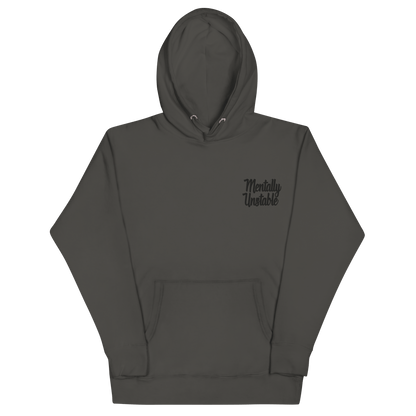 Mentally Unstable Embroidered Hoodie