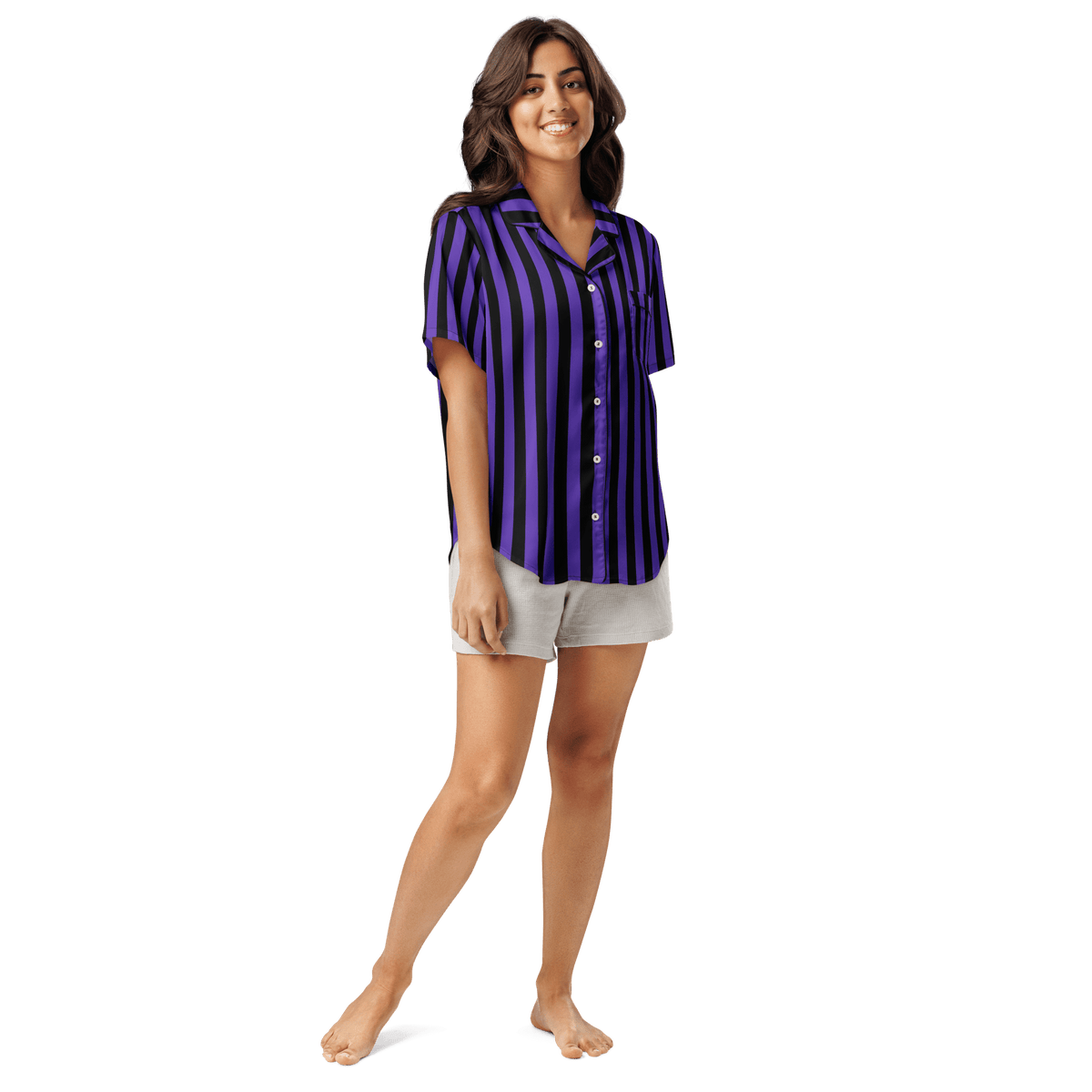 Nevermore Days Silky Pajama Top