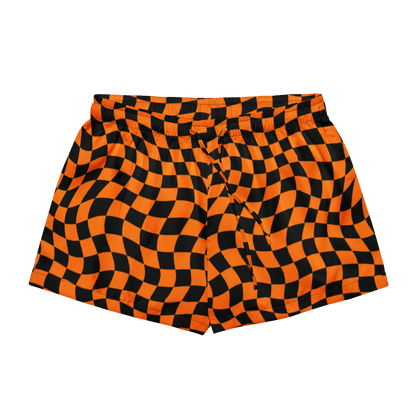 October Tiles Checkered Silky Pajama Shorts