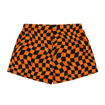 October Tiles Checkered Silky Pajama Shorts