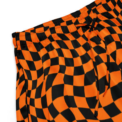 October Tiles Checkered Silky Pajama Shorts