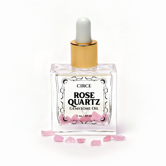 Rose Quartz Body Oil Sample – Crystal Self-Love Glow | 1 oz