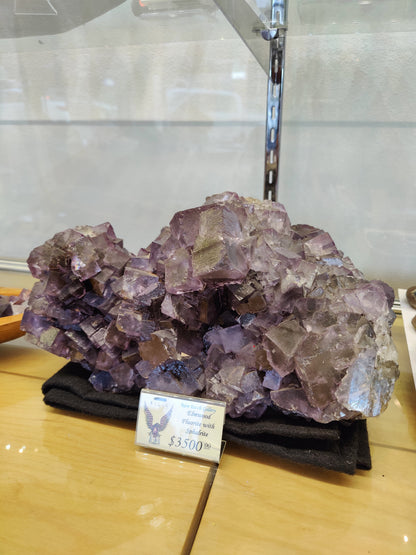 Purple Elmwood Cubic Fluorite Cluster 20.4kg