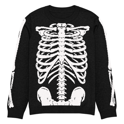 Skeleton Squad Knit Crew Neck Sweater