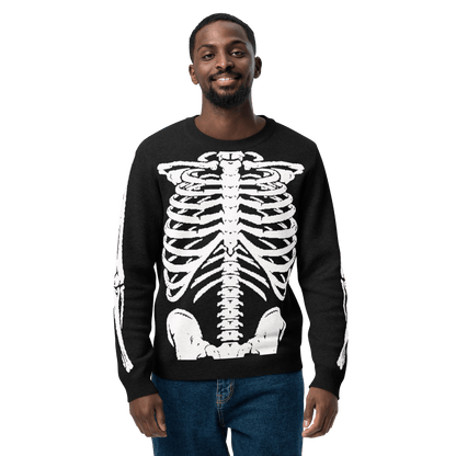 Skeleton Squad Knit Crew Neck Sweater