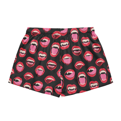 Vampire Kiss Silky Pajama Shorts